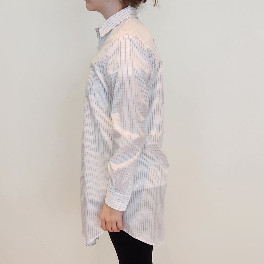 Eileen M Custom Designed Checkered Button Down Tu… - image 5